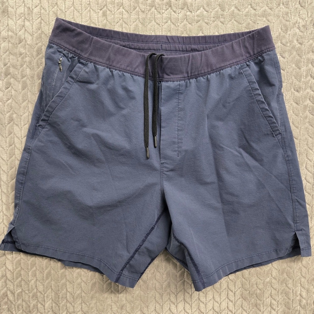 Public‎ Rec Flex Shorts Mens Navy Blue Athletic Training Size 36 Mesh Lined
